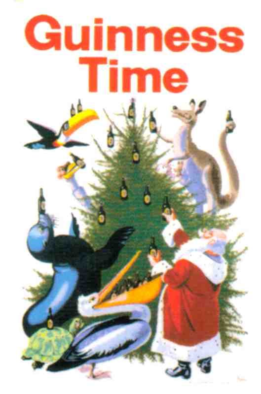 Guinness 23 Xmas Vintage Advert A4 Photo Print