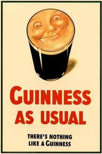 Guinness As Usual A4 Photo Print