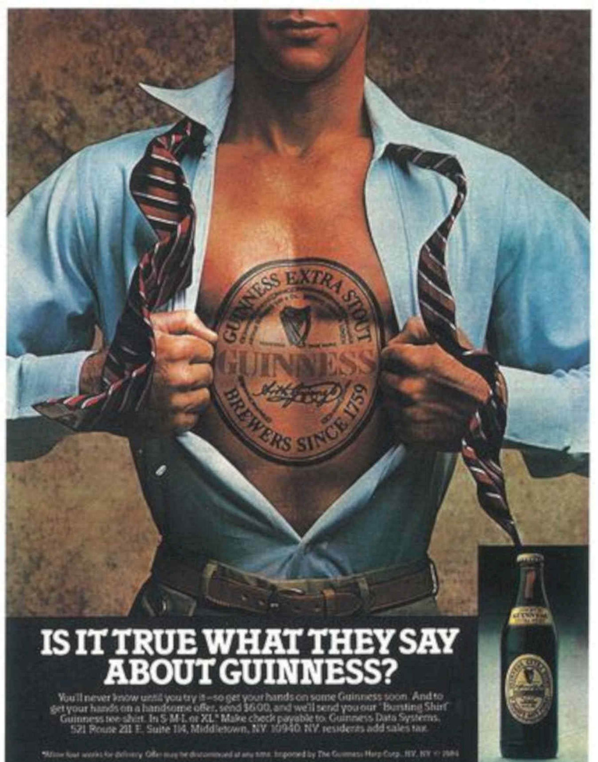 Guinness Extra Stout Vintage Retro Advert Poster A4 Photo Print