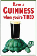 Guinness Have A Guinness When Your Tired Vintage Advert A4 Photo Print