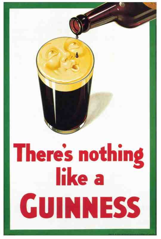 Guinness Nothing Like A Guinness Vintage Advert A4 Photo Print