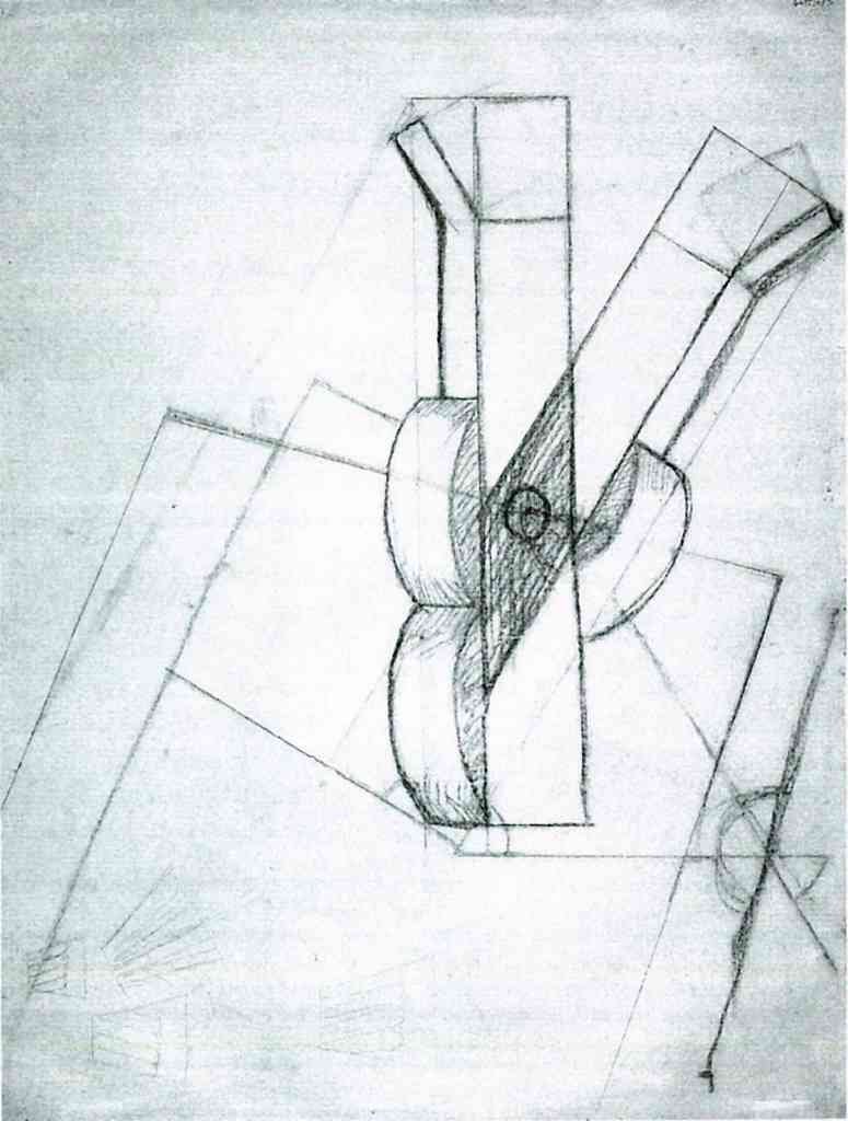 Guitar 3 Juan Gris Abstract Art A4 Photo Print