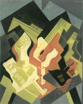 Guitar And Fruit Bowl 2 Juan Gris Abstract Art A4 Photo Print