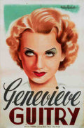 Guitry Vintage Advert A4 Photo Print