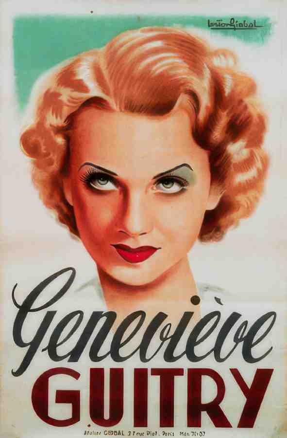 Guitry Vintage Advert A4 Photo Print
