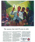 Gulf Lab Flask Vintage Retro Advert Poster A4 Photo Print