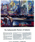 Gulf Refining Train Vintage Retro Advert Poster A4 Photo Print