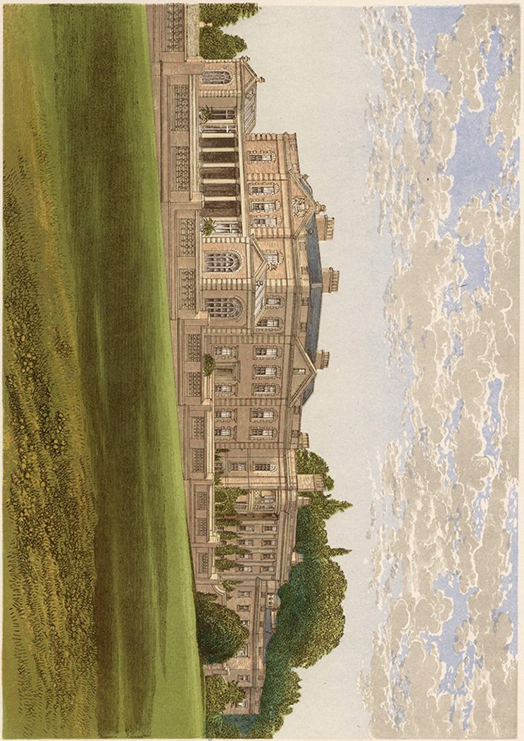 Gunton Hall Aylsham Norfolk Morris Fawcett Lydon 1880 crop A4 Photo Print