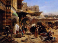 Gustav Bauernfeind Market At Jaffa A4 Photo Print