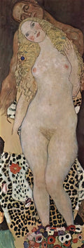 Gustav Klimt adam and eva unfinished 1918 Art A4 Photo Print UK
