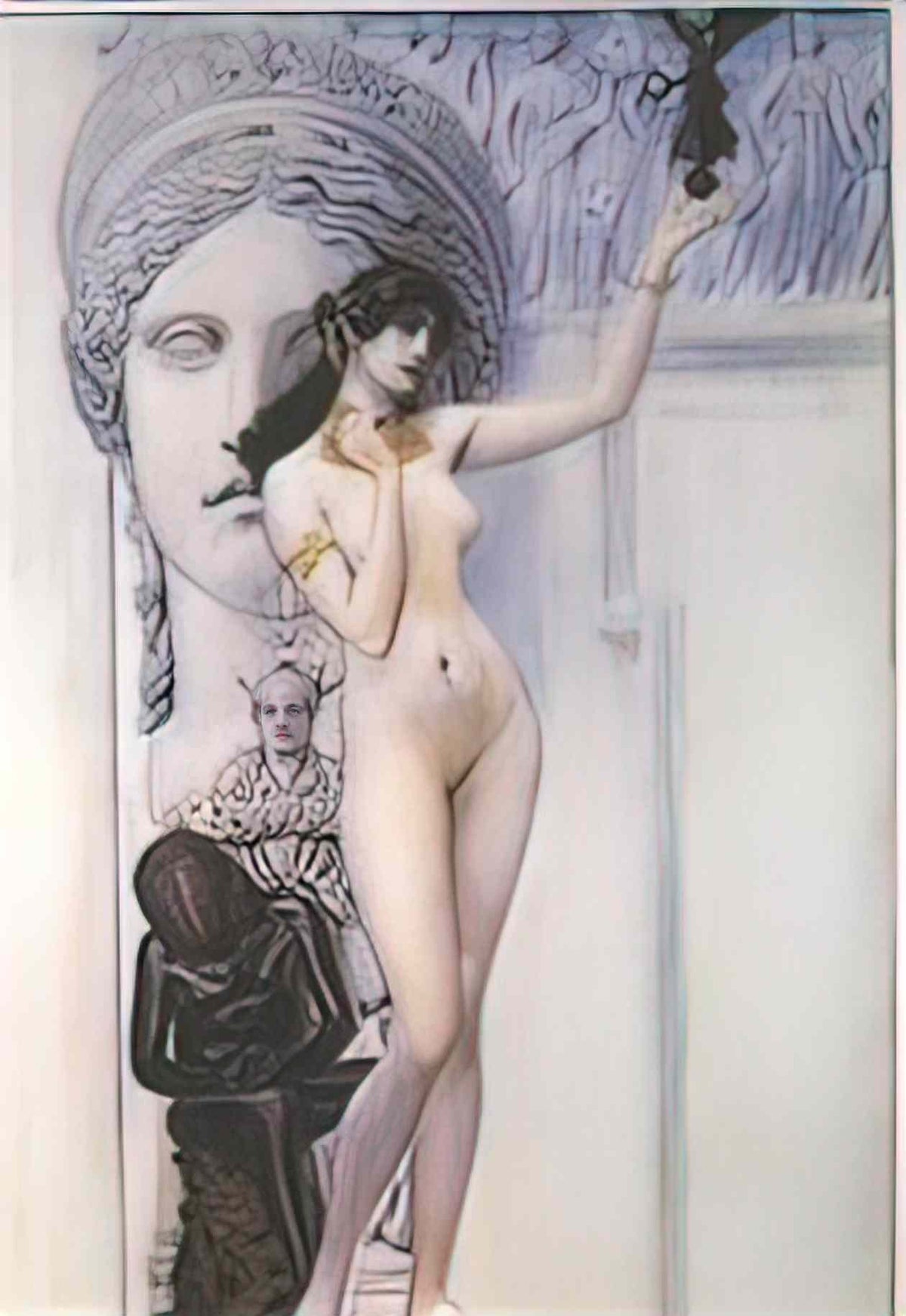 Gustav Klimt allegory of sculpture Art A4 Photo Print