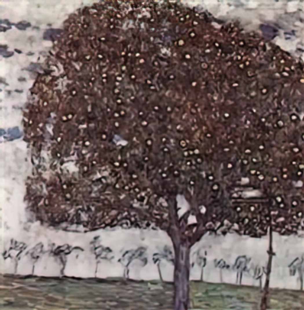 Gustav Klimt apple tree ii Art A4 Photo Print UK