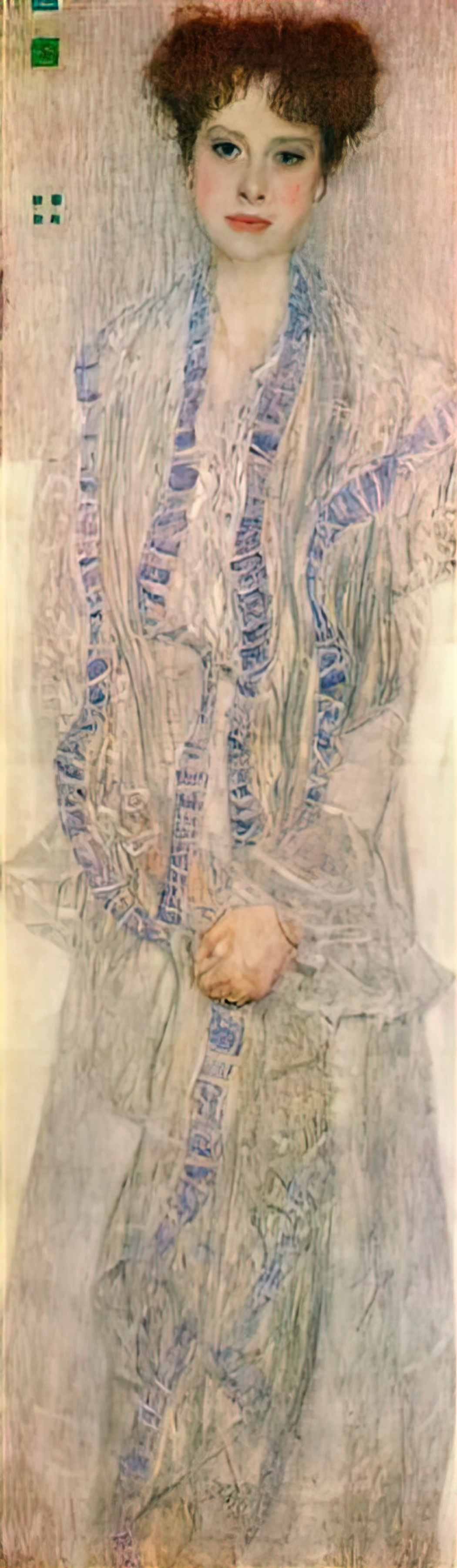 Gustav Klimt bildnis gertha felssvanyi Art A4 Photo Print UK