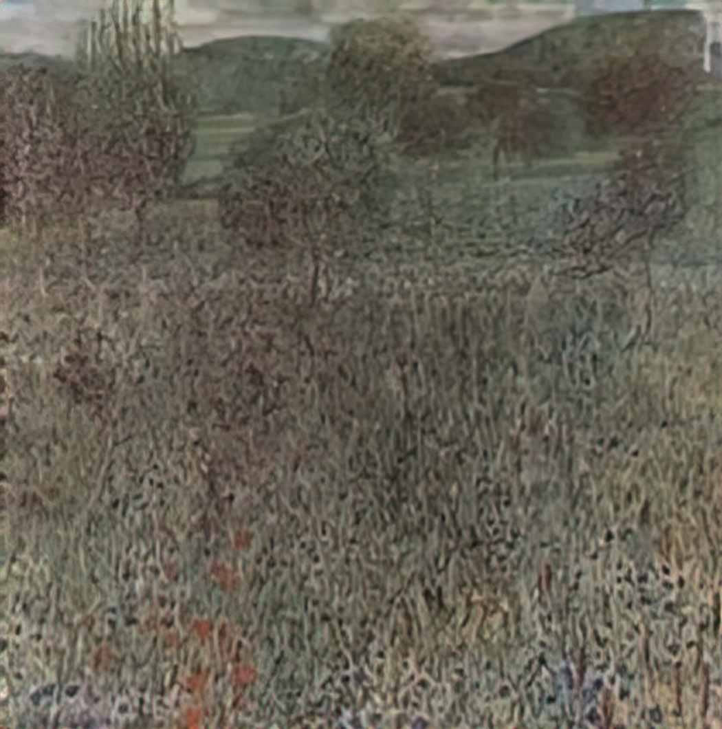 Gustav Klimt blooming field Art A4 Photo Print UK