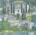 Gustav Klimt chruch in cassone Art A4 Photo Print UK