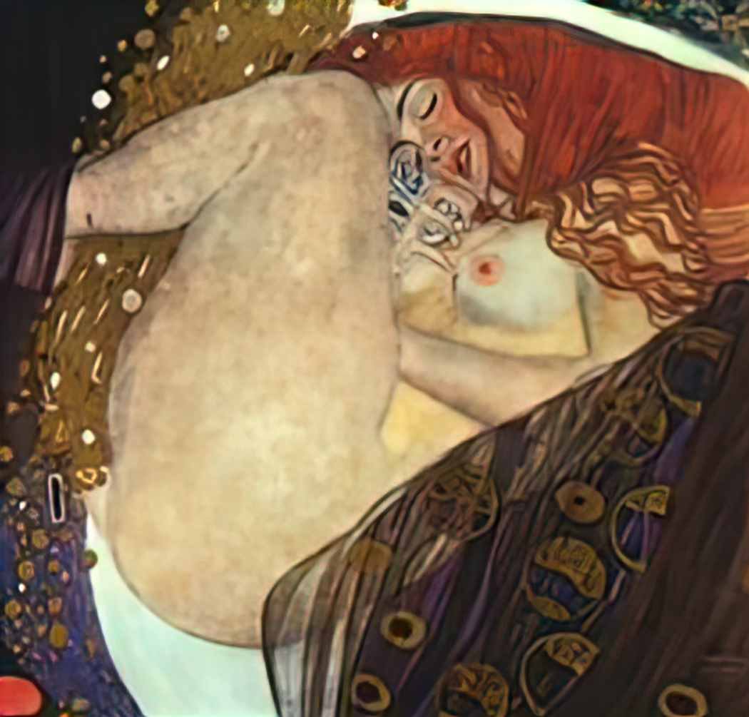 Gustav Klimt danae 1908 Art A4 Photo Print UK