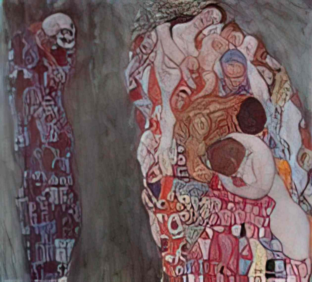 Gustav Klimt death and life 1916 1 Art A4 Photo Print