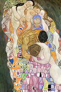 Gustav Klimt death and life 1916 Art A4 Photo Print