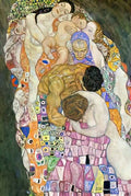 Gustav Klimt death and life 1916 Art A4 Photo Print UK
