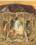 Gustav Klimt design for a theater curtain Art A4 Photo Print UK