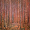 Gustav Klimt fir forest i Art A4 Photo Print UK