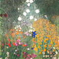 Gustav Klimt flower garden 1907 Art A4 Photo Print