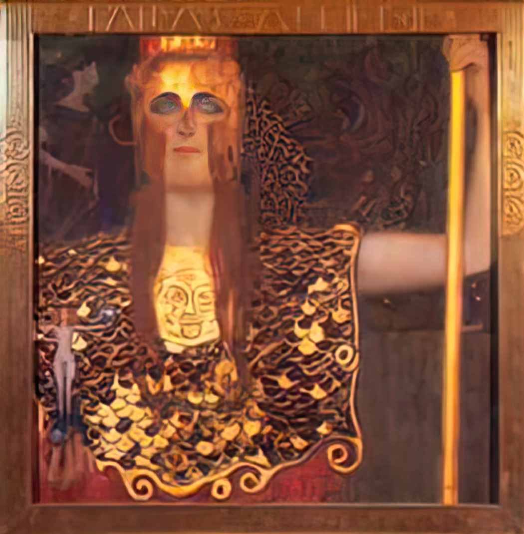 Gustav Klimt minerva or pallas athena Art A4 Photo Print UK