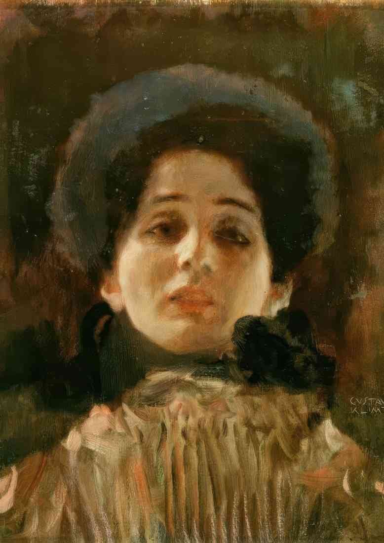 Gustav Klimt portrait of a woman 1899 A4 Photo Print