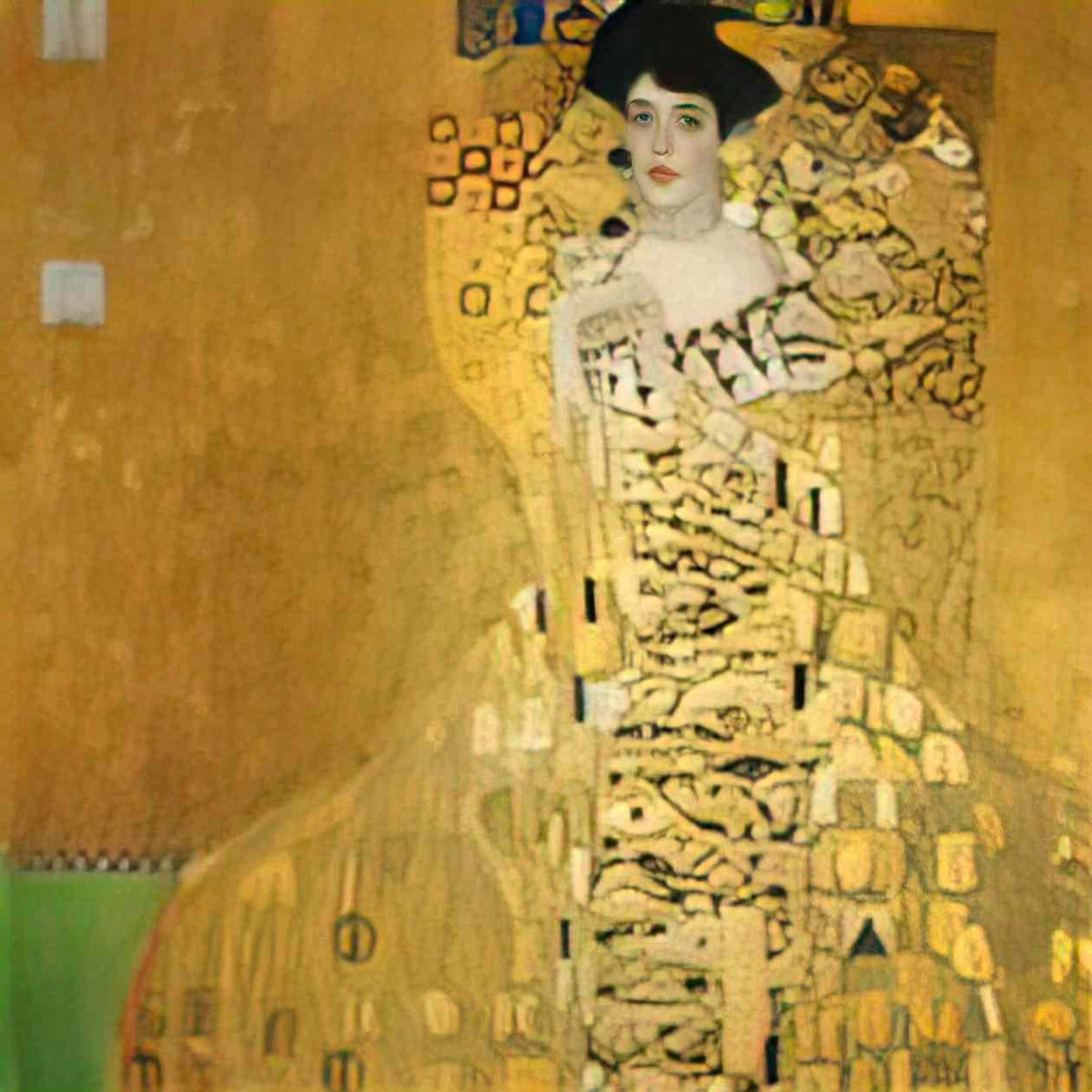 Gustav Klimt portrait of adele bloch bauer i1 Art A4 Photo Print