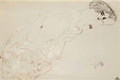 Gustav Klimt reclining nude lying on her stomach and facing right Art A4 Photo Print UK