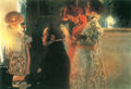 Gustav Klimt schubert at the piano ii Art A4 Photo Print UK