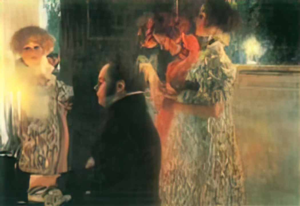 Gustav Klimt schubert at the piano ii Art A4 Photo Print UK