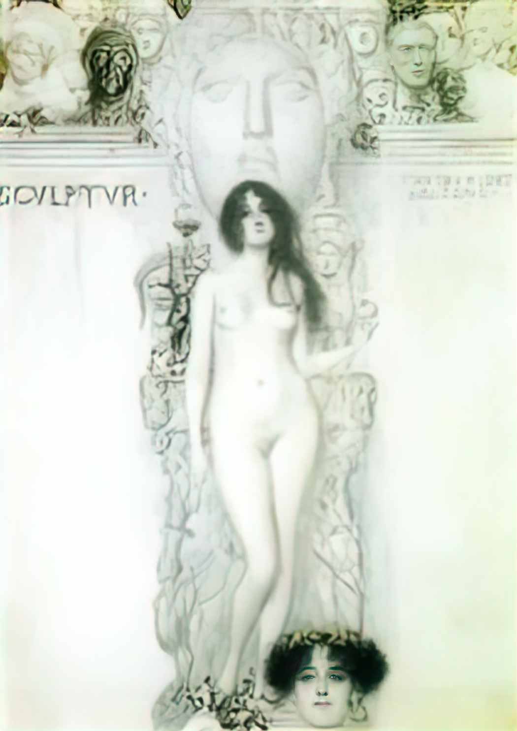 Gustav Klimt sculpture Art A4 Photo Print UK