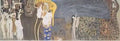 Gustav Klimt the beethoven frieze the hostile powers far wall Art A4 Photo Print UK