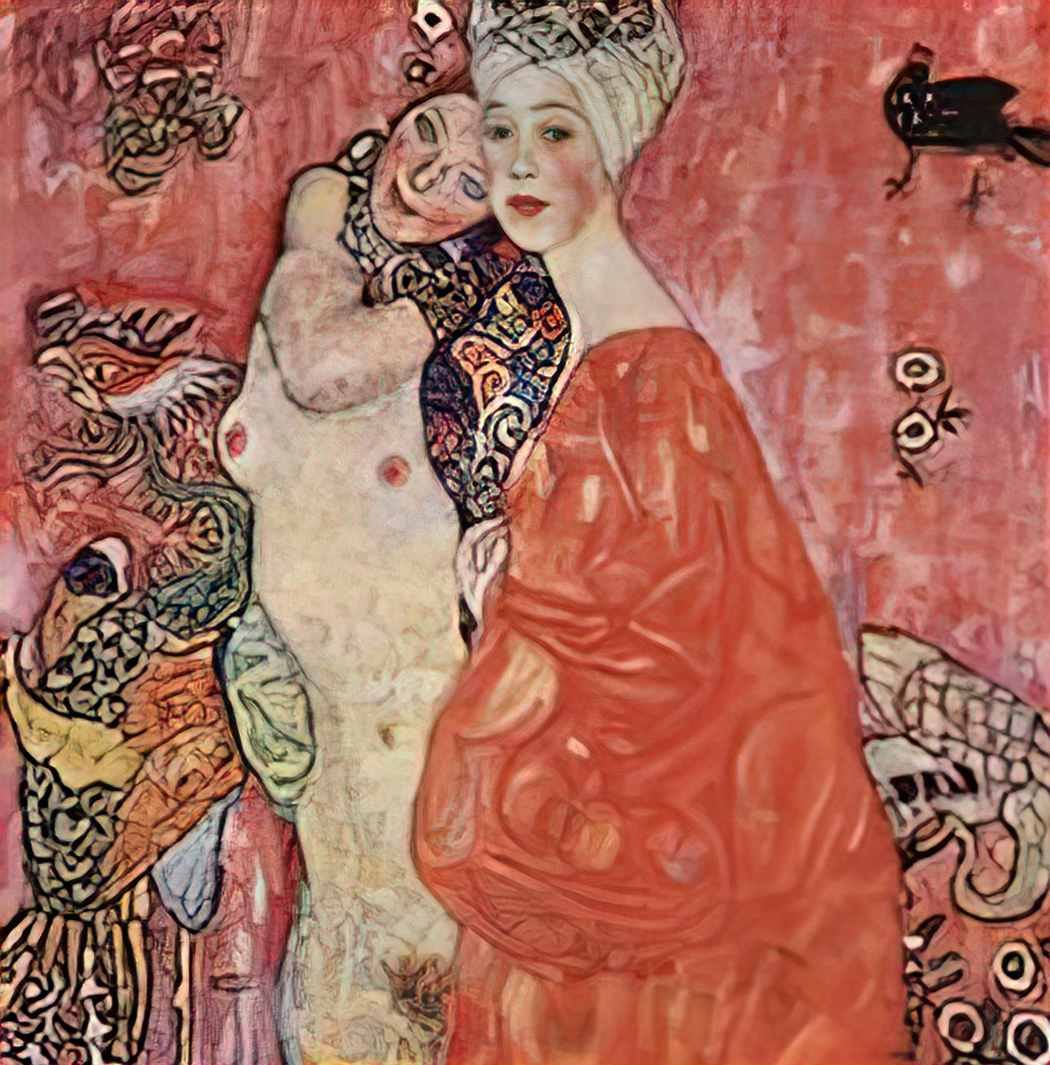 Gustav Klimt the women friends 1917 Art A4 Photo Print UK