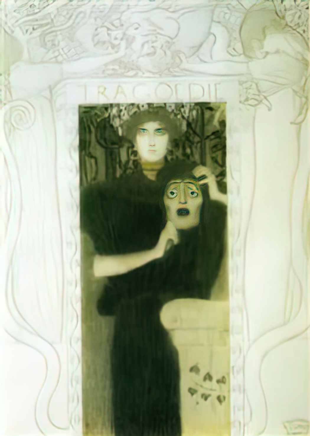 Gustav Klimt tragedy Art A4 Photo Print UK