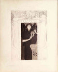 Gustav Klimt tragedy sketch 2 A4 Photo Print