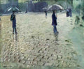 Gustave Caillebotte rue de paris jour de pluie tude 1877 Art A4 Photo Print