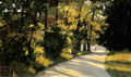 Gustave Caillebotte yerres path through the woods in the park Art A4 Photo Print