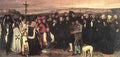 Gustave Courbet A Burial At Ornans 5 A4 Photo Print