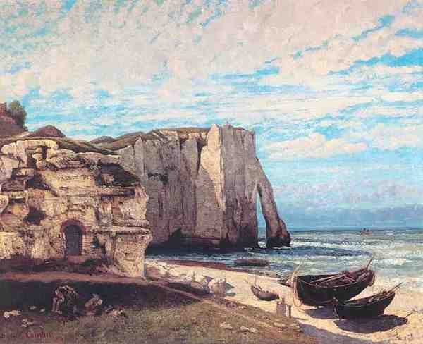 Gustave Courbet The Cliff At Etretat After The Storm 5 A4 Photo Print