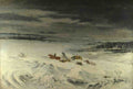 Gustave Courbet The Diligence in the Snow A4 Photo Print