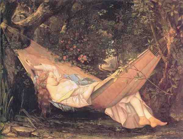Gustave Courbet The Hammock 5 A4 Photo Print