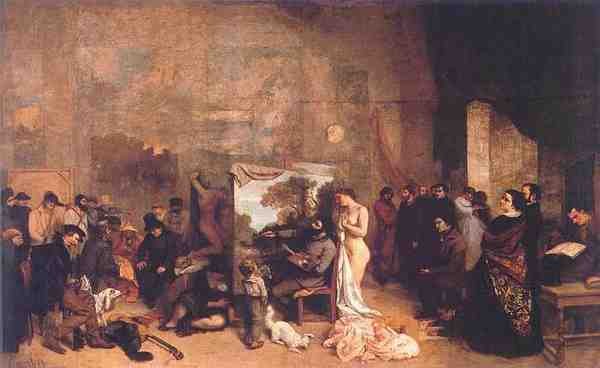 Gustave Courbet The Painters Studio 5 A4 Photo Print