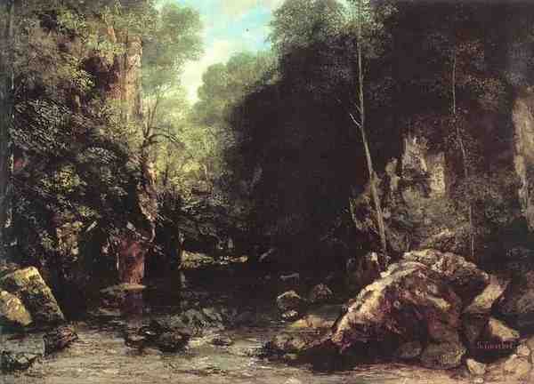 Gustave Courbet The Shaded Stream The Stream Of The Puits Noir 5 A4 Photo Print