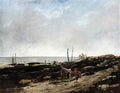 Gustave Courbet going fishing 1865 Art A4 Photo Print