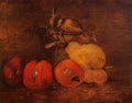 Gustave Courbet still life with pears and apples Art A4 Photo Print