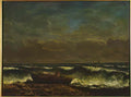Gustave Courbet stormy sea the wave 1870 Art A4 Photo Print