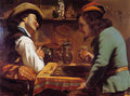 Gustave Courbet the draughts players 1844 Art A4 Photo Print