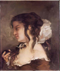 Gustave Courbet head of a young doe Art A4 Photo Print